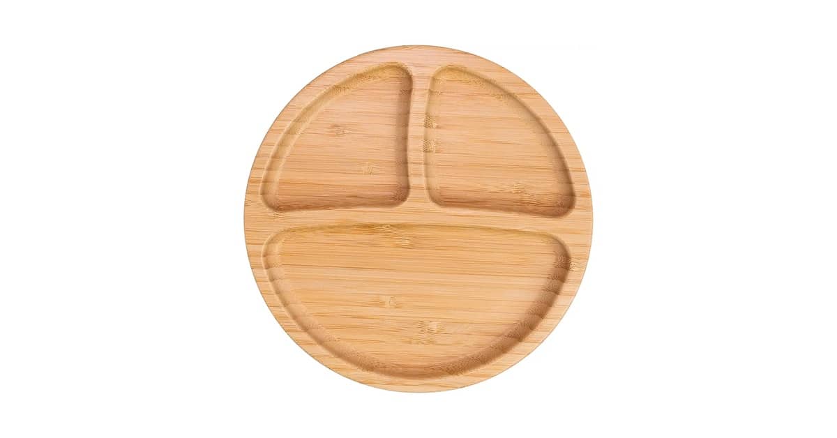 Melhores Pratos de Bambu para Bebê com Ventosa