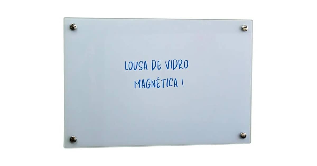 Melhores Quadros Brancos de Vidro: 6 Modelos de Design Premium