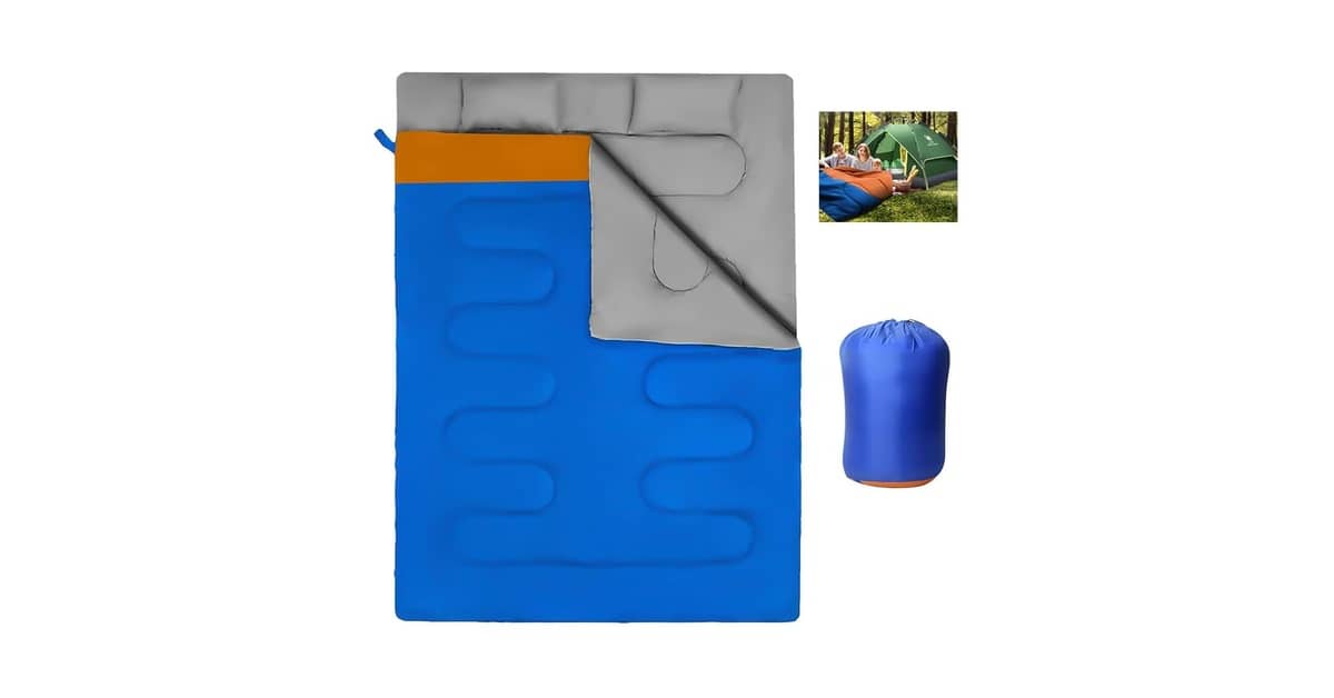 Melhores sacos de dormir duplos para casal: Top 7 Modelos