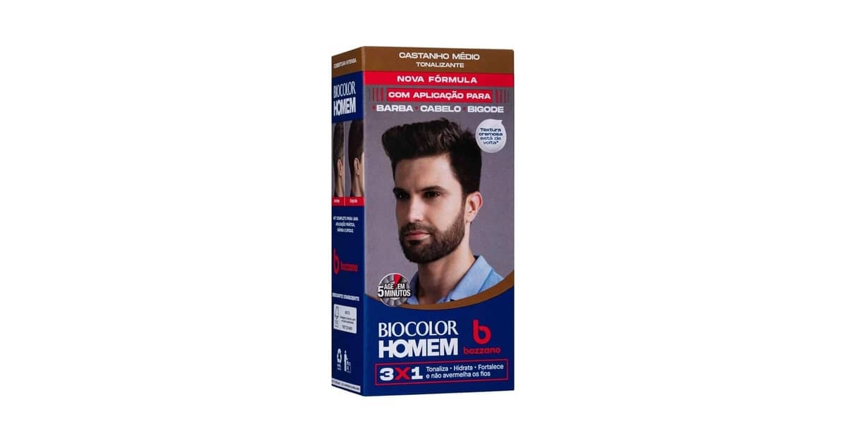 Melhores tintas para cabelo masculino: Análise de 10 Kits