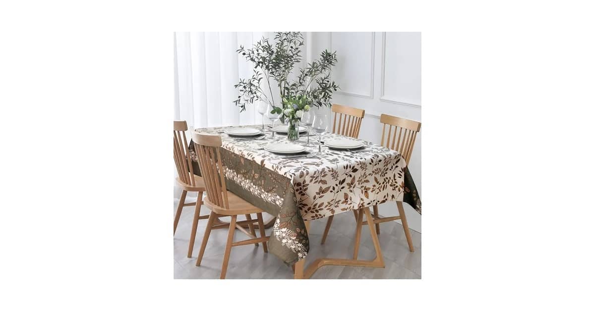 Melhores toalhas de mesa: 10 Opções Práticas