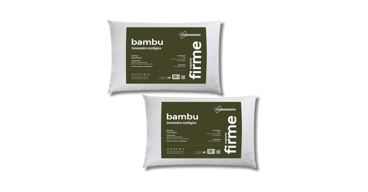 Melhores travesseiros de bambu: Visco ou Látex?