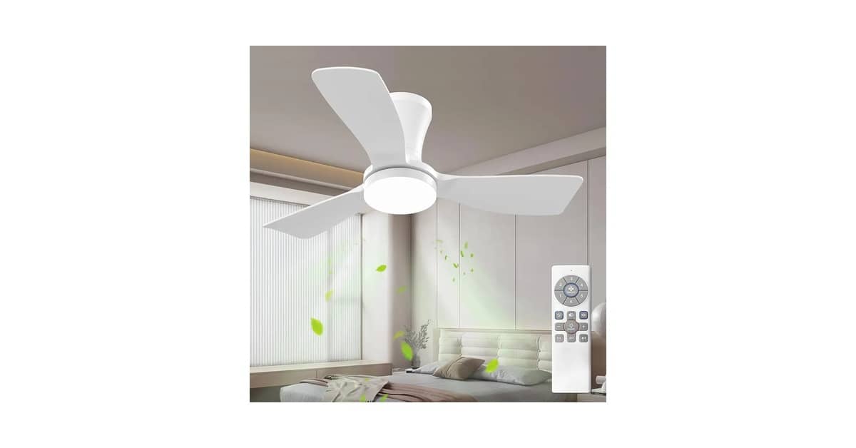 Melhores Ventiladores de Teto Com Controle Remoto: Top 10 Silenciosos