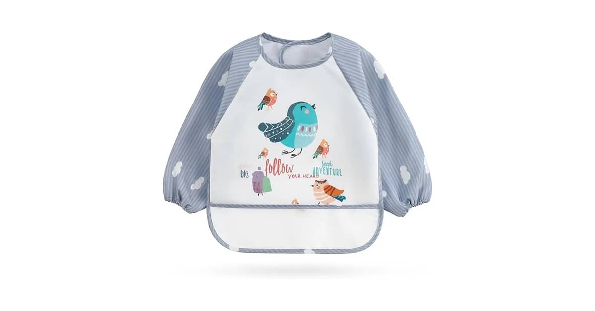 Qual o Melhor Babador de Manga Longa: 10 Opções Impermeáveis