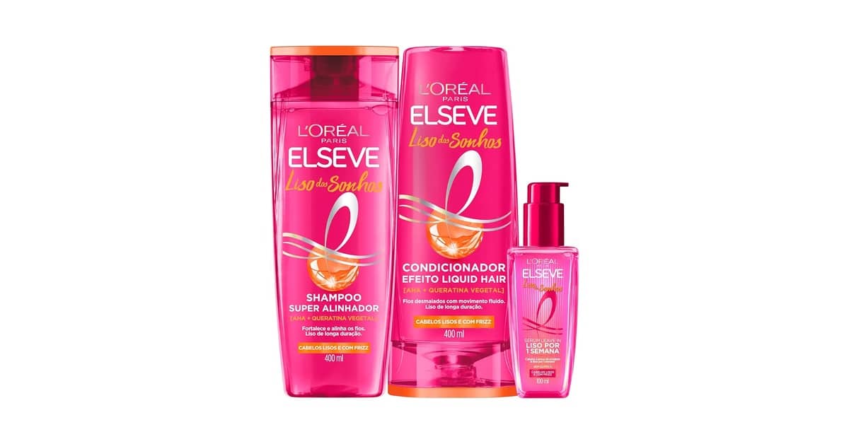 Qual o Melhor Kit de Shampoo e Condicionador da Elseve: Reparação ou Liso?