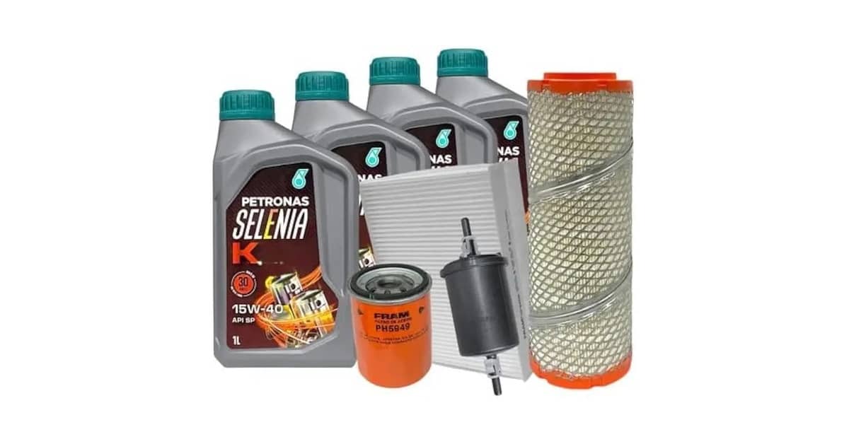 Qual Óleo Usar No Fiat Doblo 1.4: Kit 15W40 Ideal