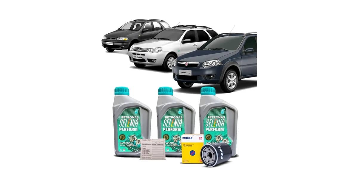 Qual Óleo Usar no Fiat Palio Weekend: 4 Melhores