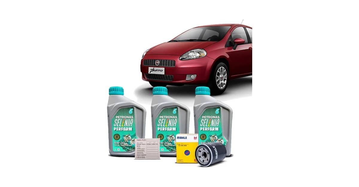 Qual Óleo Usar no Fiat Punto: 3 Melhores Kits