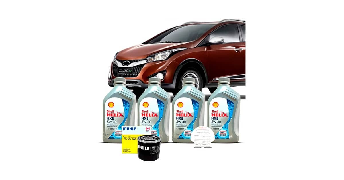 Qual Óleo Usar no Hyundai HB20X: 2 Melhores Kits.