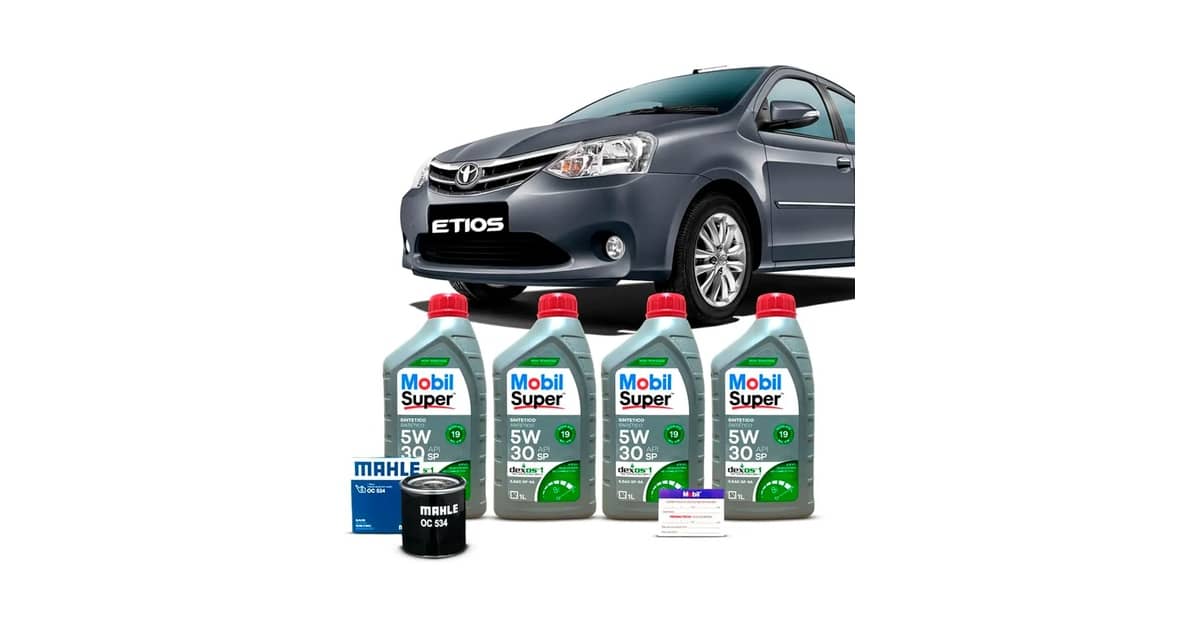 Qual Óleo Usar no Toyota Etios: 6 Kits de Alta Performance
