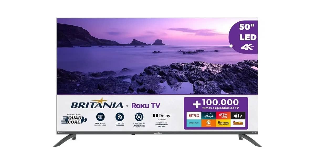 Smart TV 50 Polegadas em Oferta: 10 Melhores 4K