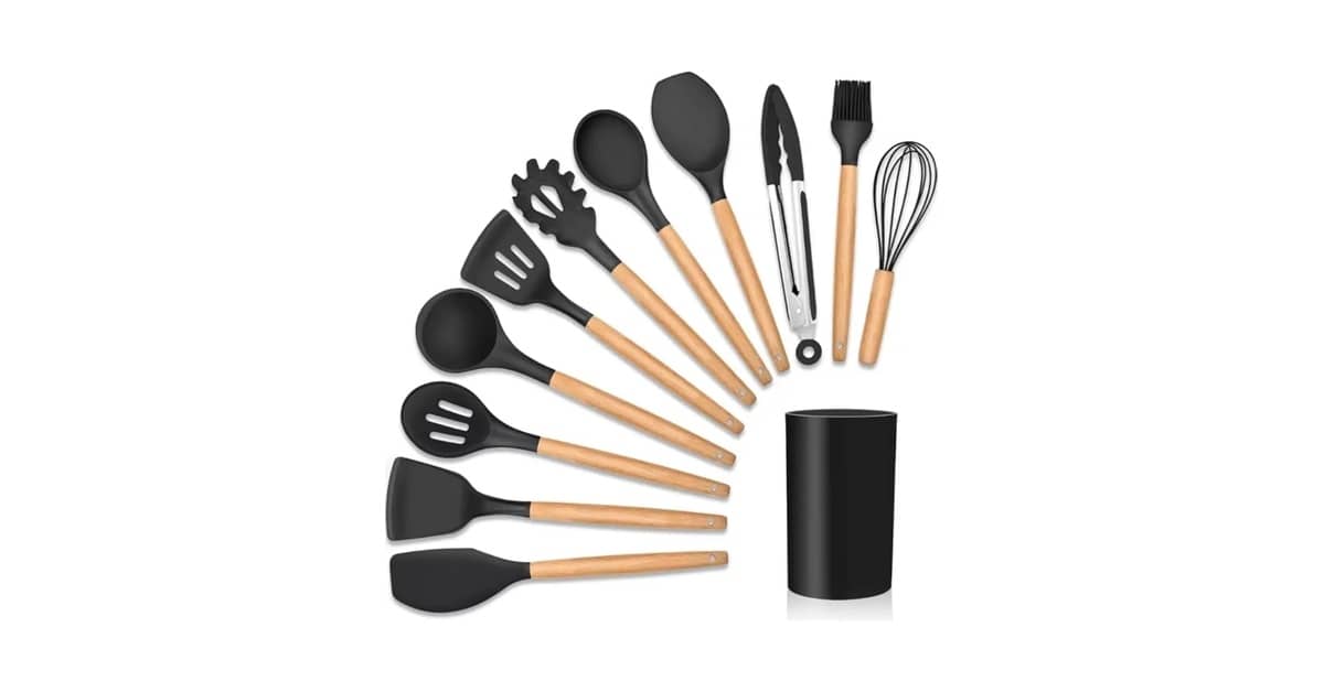 Utensílios de Cozinha em Oferta: 10 Kits de Silicone