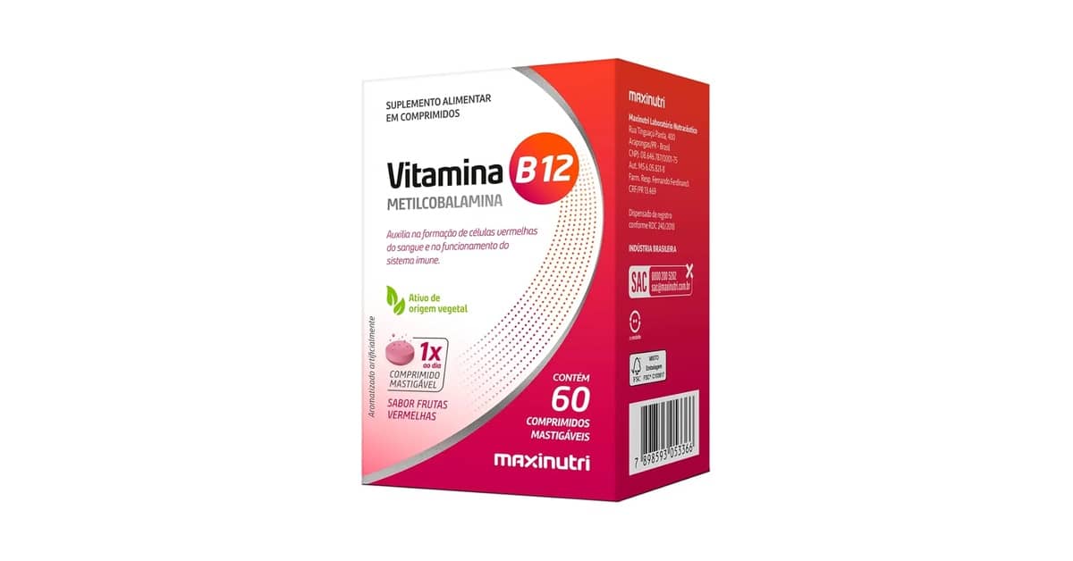 Vitamina B12 Sublingual é Melhor: Top 10 Opções