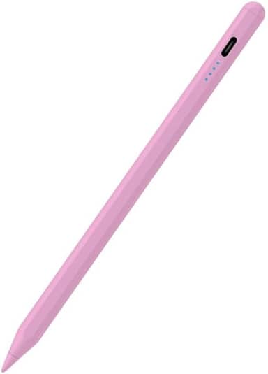 Caneta Stylus capacitiva universal para Samsung Galaxy Tab A7/A8/A9/A9 Plus - ferramenta de escrita/desenho compatível com Android/iOS, sensibilidade à pressão, pontas substituíveis (rosa)