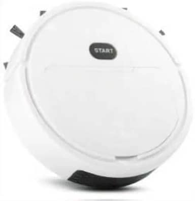 Robô Aspirador de Pó Smart Inteligente 110v, 18W, Bateria 1200mAh, Sensor de Obstáculos, Limpa Chão Laminados Cerâmica