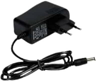 Fonte de Alimentação 5V 2A Bivolt Automática com Plug 5.5mm x 2.1mm (P4) – Compatível com Dispositivos Eletrônicos, Entrada 100-240V, Cabo de 90cm, Cor Preta