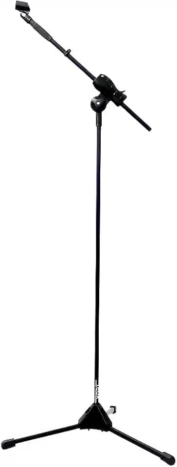 Pedestal Para Microfone Com Regulagem de Altura + Cachimbo black