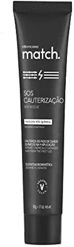 Máscara Capilar Pós-Química Match SOS Cauterização 50g O Boticário