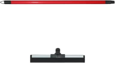 1 Rodo Duplo Metal 40cm com Cabo | EVA Reforçado Puxa Seca | Limpa Piso Porcelanato e Cerâmica | Multiuso para Banheiro, Cozinha e Área de Serviço