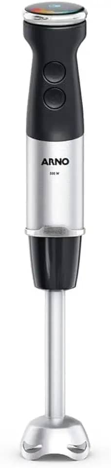 Mixer Misturador Arno Quick Chef+ MX41, 500W, Inox e Preto, 20 Velocidades, Painel Digital, Modo Silencioso e 3 Acessórios, 220V