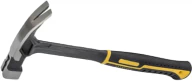 Martelo de Unha Profissional Aço Forjado com Imã Cabo Emborrachado Resistente 35cm para Carpintaria e Construção