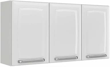 Armário Aéreo Cozinhas Itatiaia Luce - 3 Portas - Branco