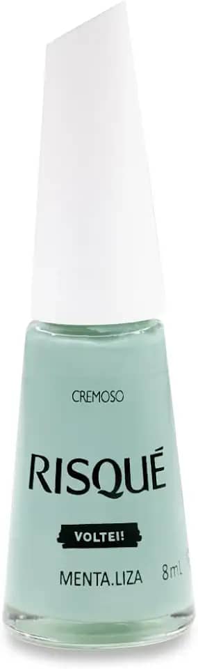 Risqué Esmalte Menta.Liza Cremoso 8Ml