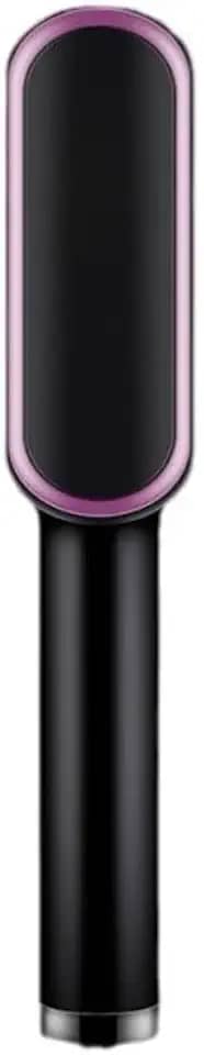 Escova Alisadora 5 em 1 Bivolt Temperatura Ajustavel Alisa Modela Alinha e Anti-Frizz(Preto)