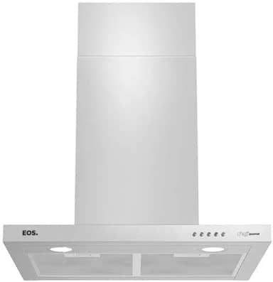 Coifa e Depurador de Parede Eos 60cm Cheff Gourmet Slim Tipo T Inox Eco61pti 220v