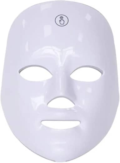 Branco Led Facial, Mascara Led, Mascara de Facial, Tratamento Fototerapia Estética 2 Cores