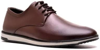 Sapato Social Masculino Estilo Oxford Sola de Borracha Esporte Fino