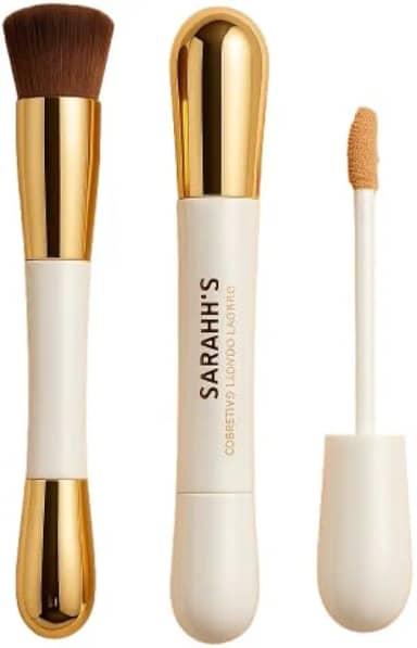 Corretivo Líquido com Pincel Lasting cobertura natural e duradoura, Ilumina e esconde manchas, acne e olheiras. (2)