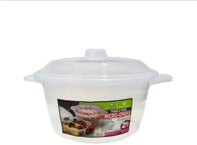 Panela para Micro-ondas Elegance, 2,6 L, 26 cm, BPA Free, para Arroz, Legumes, Macarrão
