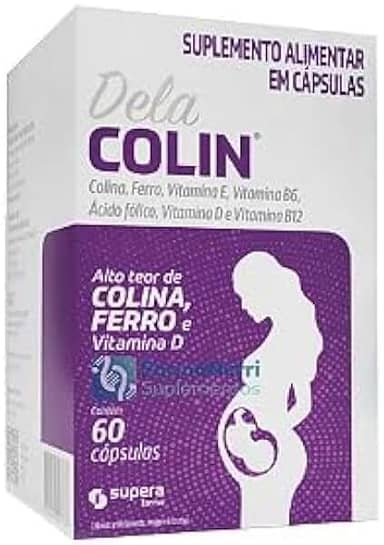 Polivitamínico Dela Colin para Gestantes 60 comprimidos