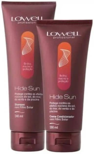 Kit Lowell Hide Sun Shampoo 240ml + Condicionador 200ml