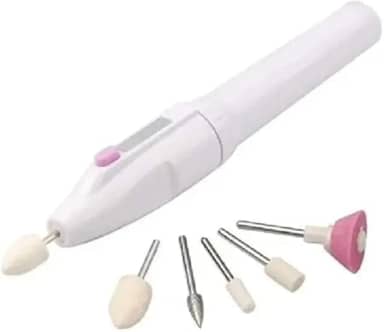 Yepp Kit Lixador De Unhas Elétrico Remove Cutículas Calos e Modela