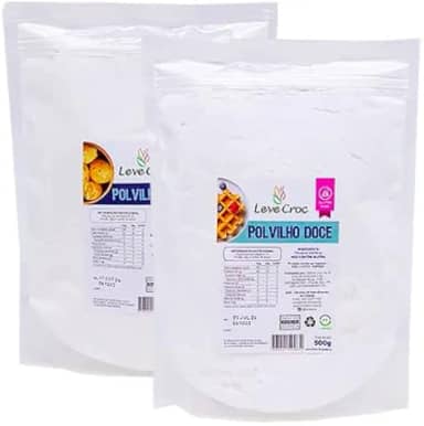 Kit 2 Polvilhos Sem Glúten Leve Croc: Azedo, Doce