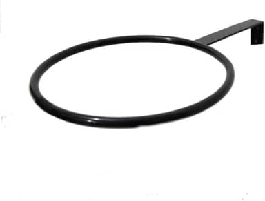 Suporte Bola Suiça Preto Reforçado De Parede Resistente Pilates Fisioterapia Musculação Fitness Academia