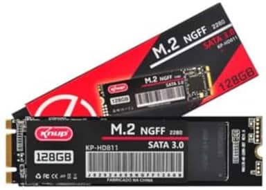 SSD M.2 NGFF 2280 128GB SATA III – HD Interno para Notebook e PC, Instalação Fácil