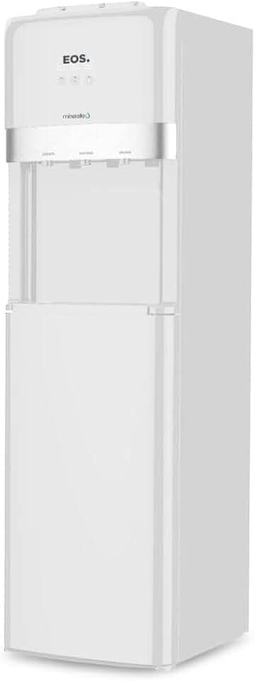 Bebedouro de Coluna para Garrafão Inferior EOS Mineralle Quente e Frio com Compressor Branco EBC02CB 220V