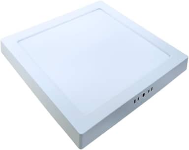 Painel Plafon Sobrepor Alumínio Quadrado LED 24W 30x30 Bivolt Branco Quente