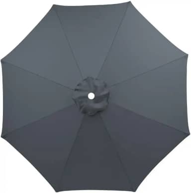 Tampa De Substituição Cobertura Para Ombrelone 3m Sem Base 6/8 Varetas (3m 8Varetas Cinza)