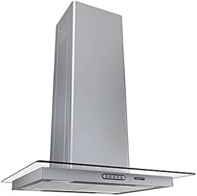 Coifa Ilha Vidro Reto Inox 60cm - Fogatti 220V