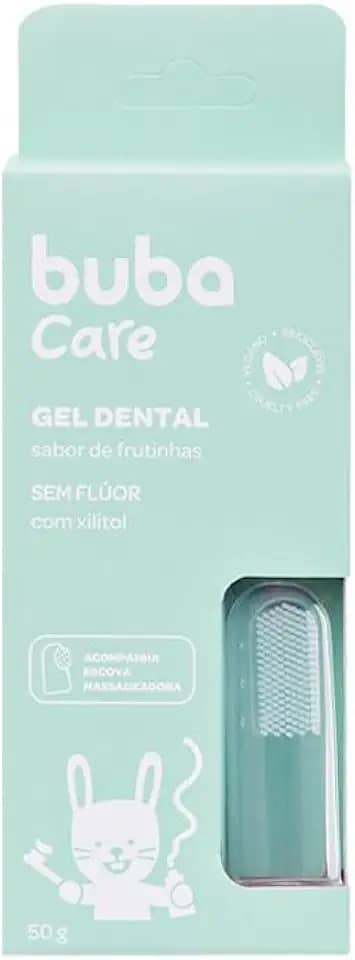 Buba Care, Gel Dental para Bebê, Sem flúor, 50 G