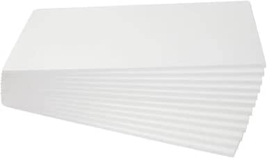 10 PLACAS DE ISOPOR 50MM (5 CM) DE ESPESSURA - 100x50x5 CM - ANTICHAMAS PARA FORRO, ISOLAMENTO ACÚSTICO.