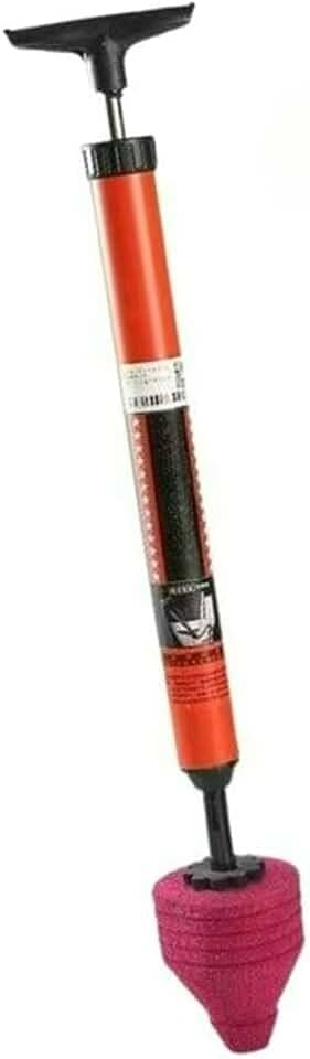 Desentupidor de Vaso Sanitário Pia Alta Pressão Tipo Bomba de Sucção Profissional Borracha Reforçada Portátil 10cm