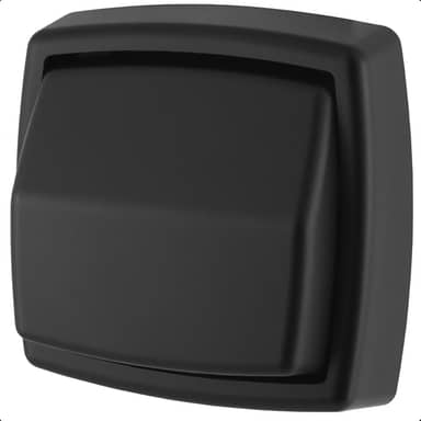 Acabamento Válvula de Descarga Padrão Hydra, Deca e Docol Preta. Design Elegante e Moderno com Alta Durabilidade. Ideal para Banheiros Sofisticados - Life Metais