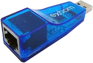 Adaptador USB para Lan Ethernet Cabeada Placa de Rede Externa RJ45 10/100 Exbom UL-100