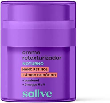 Sallve Creme Retexturizador Noturno 30g