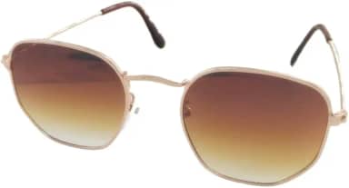 Óculos De Sol Hexagonais Feminino Vintage Masculino Moda quadrados Oculos